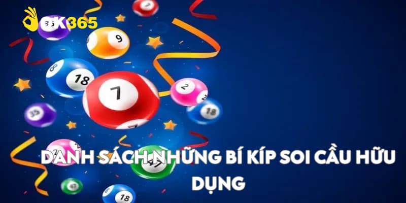 Danh sách các mẹo bí kíp soi cầu hay