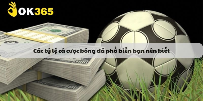 Các tỷ lệ cá cược bóng đá phổ biến bạn nên biết